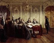 Hieronymus Jobs at His Exam Johann Peter Hasenclever